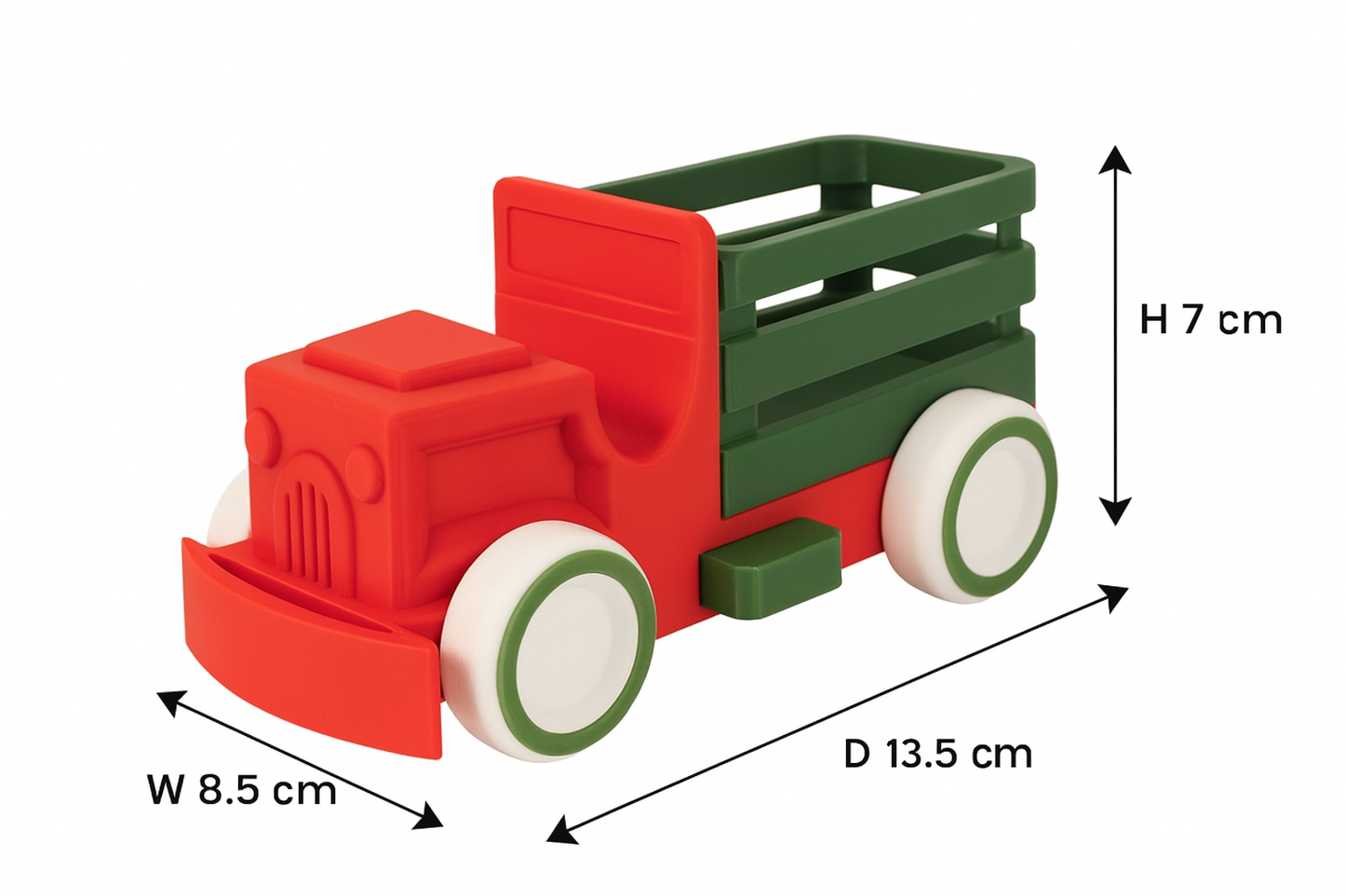 Tiny Hauler - Christmas Edition | 3D-Printed Toy Truck