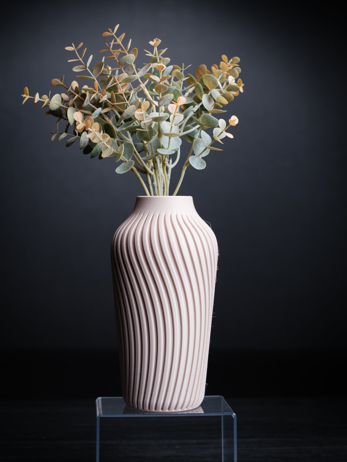Wave Vase – 3D Printed Modern Minimalist Home Décor