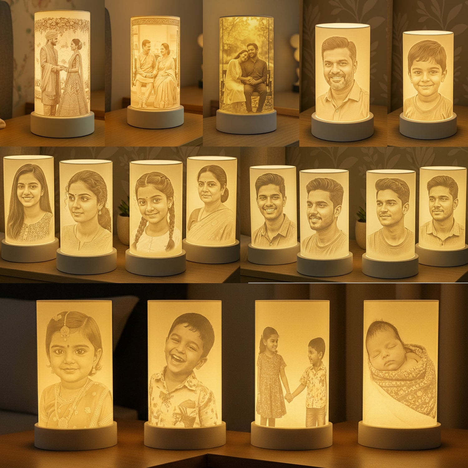 Personalized Lamps Collection – Turn Memories Into Light