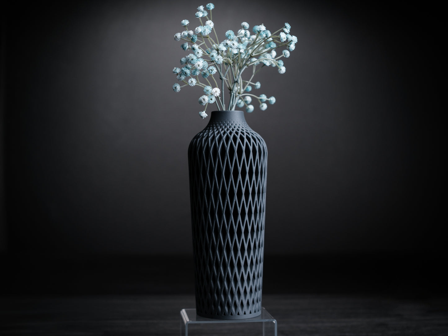 Premium Design Aero Lattice Vase – 3D Printed Contemporary Geometric Art Piece