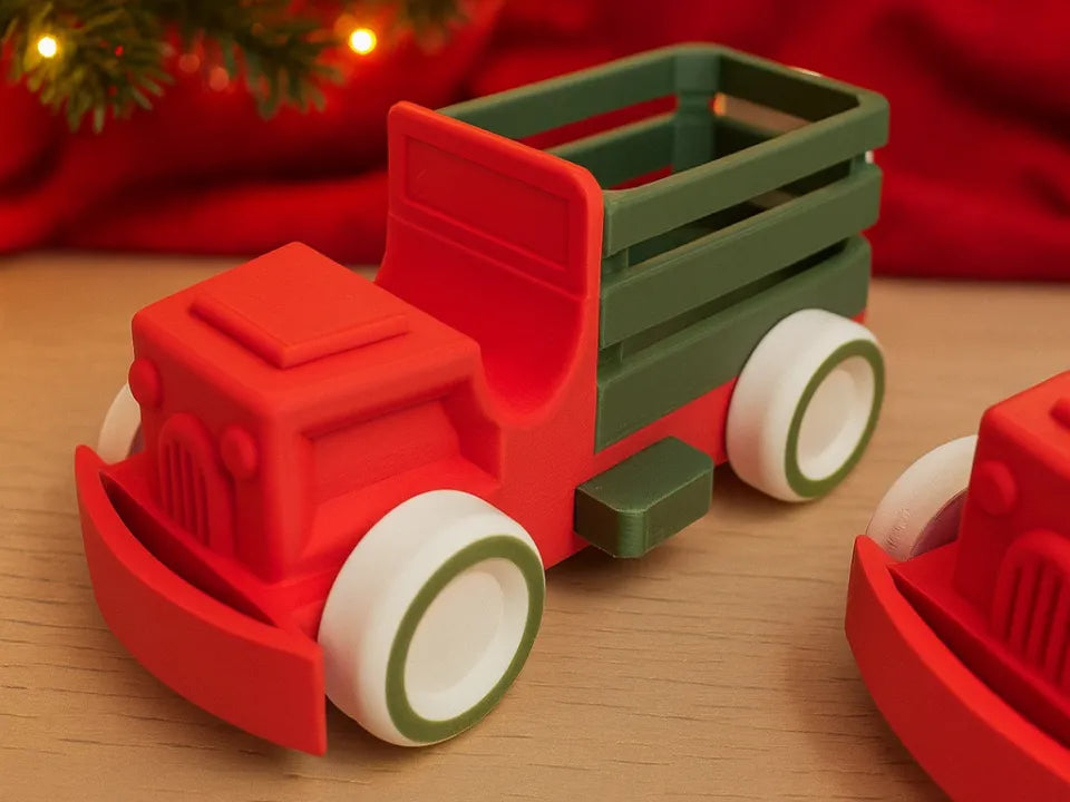 Tiny Hauler - Christmas Edition | 3D-Printed Toy Truck