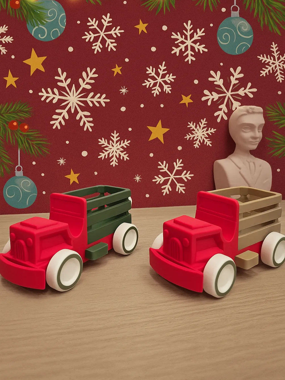 Tiny Hauler - Christmas Edition | 3D-Printed Toy Truck