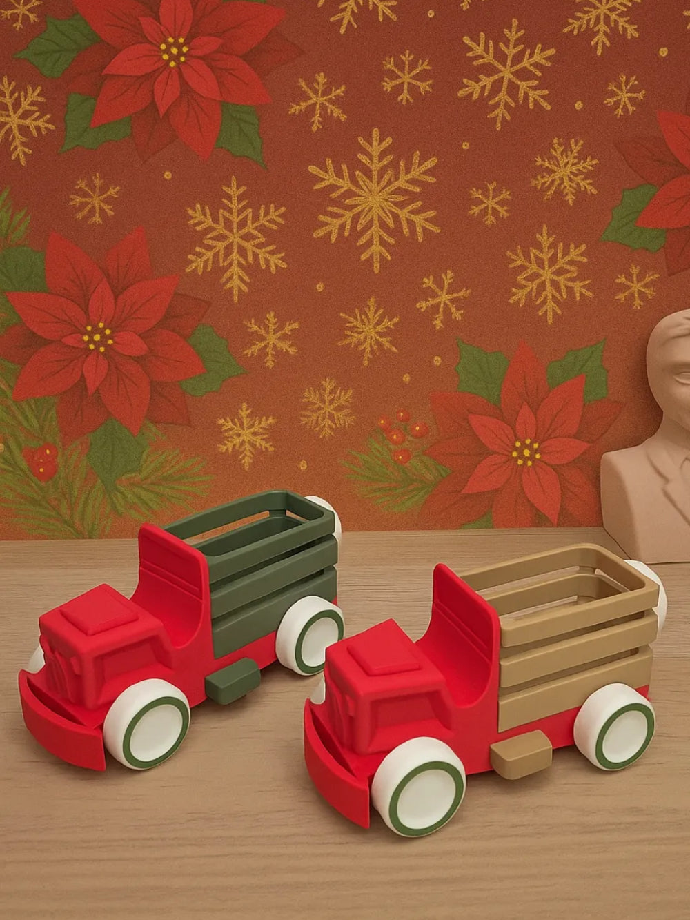 Tiny Hauler - Christmas Edition | 3D-Printed Toy Truck