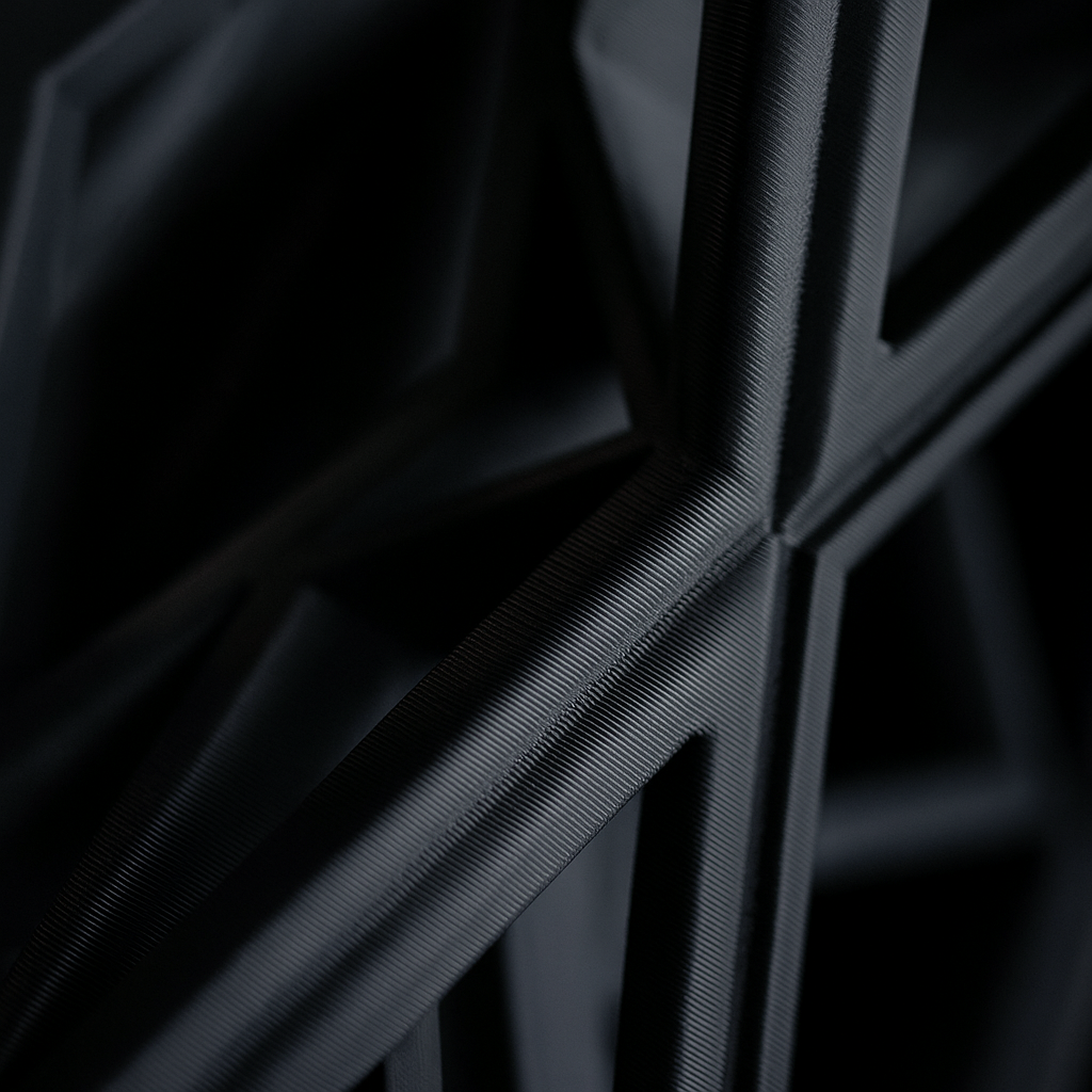 Cyber Weave Vase – Futuristic 3D Printed Geometric Decor