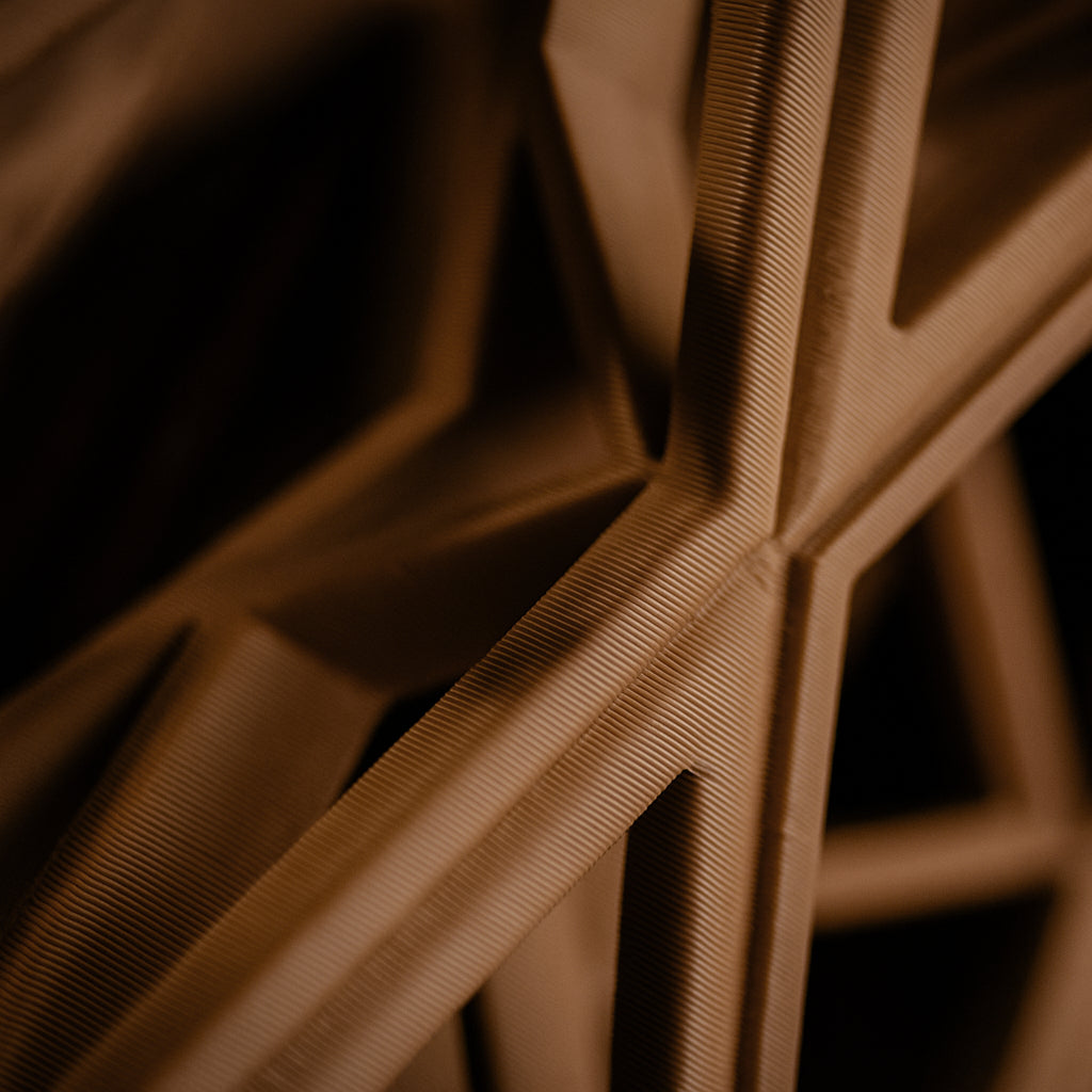 Cyber Weave Vase – Futuristic 3D Printed Geometric Decor