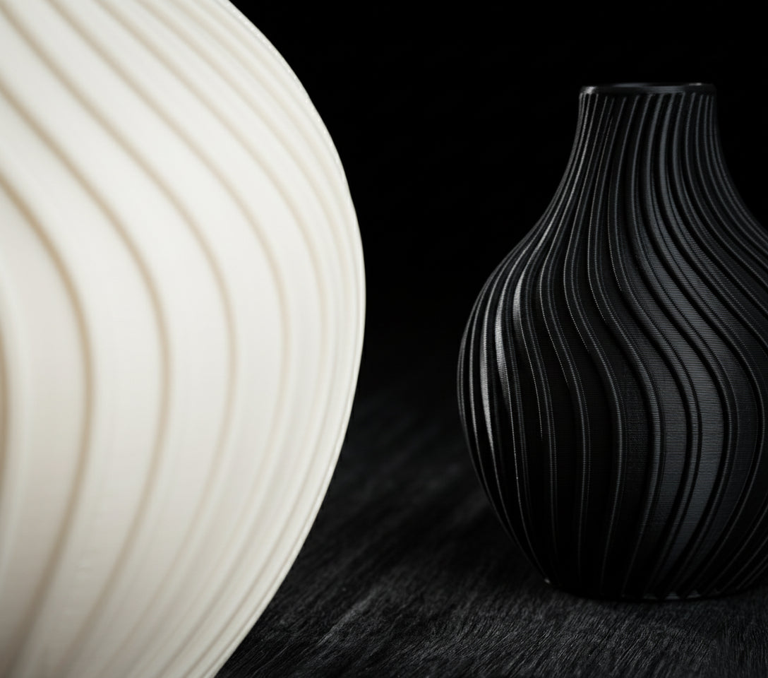 Eclipse Flow Vase – Modern 3D Printed Decor