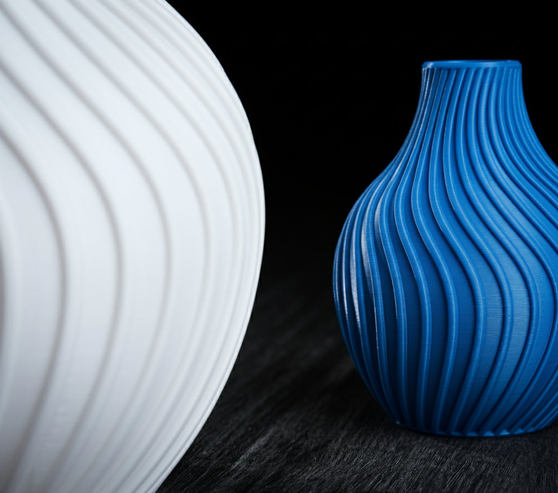 Eclipse Flow Vase – Modern 3D Printed Decor