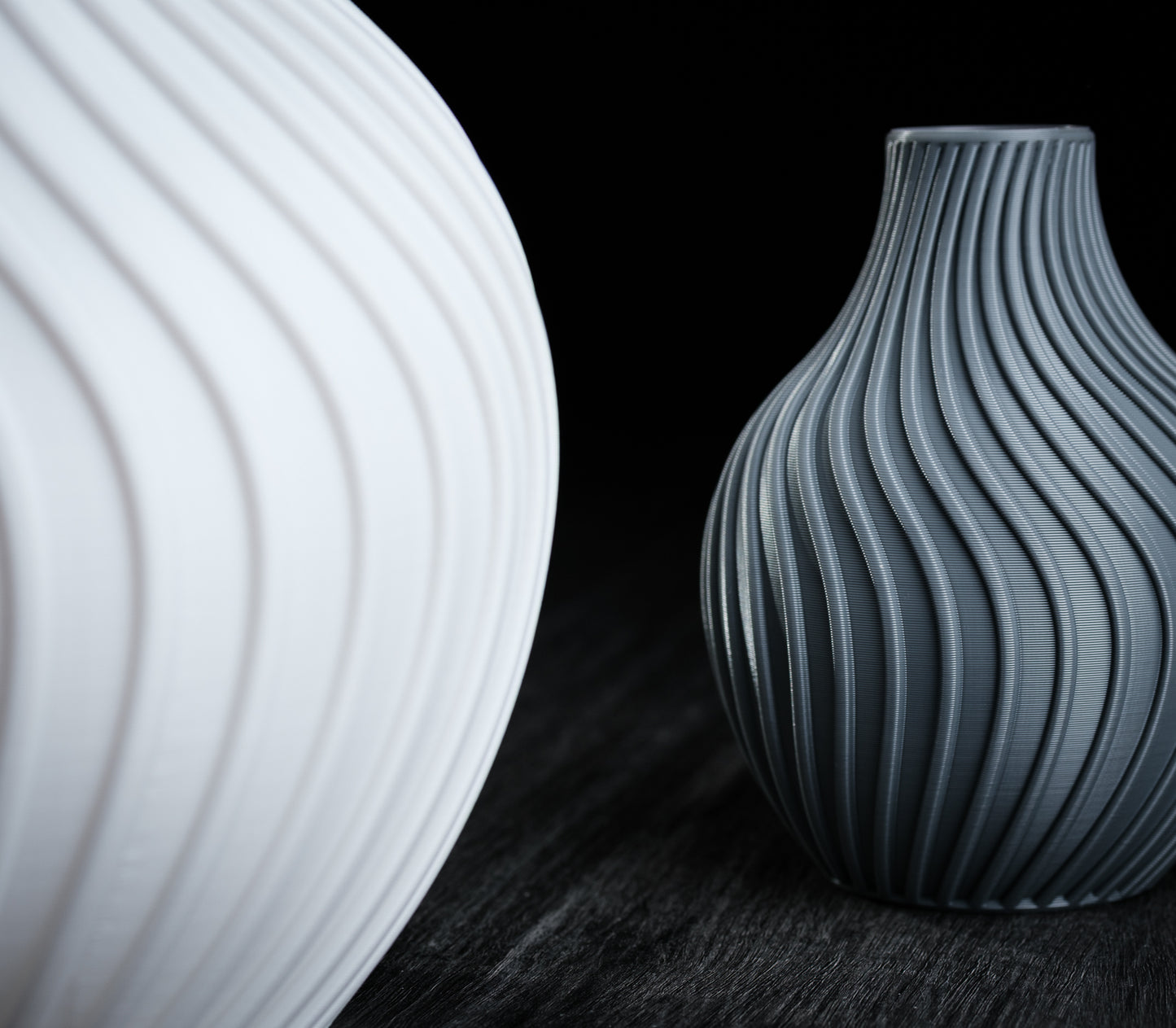 Eclipse Flow Vase – Modern 3D Printed Decor
