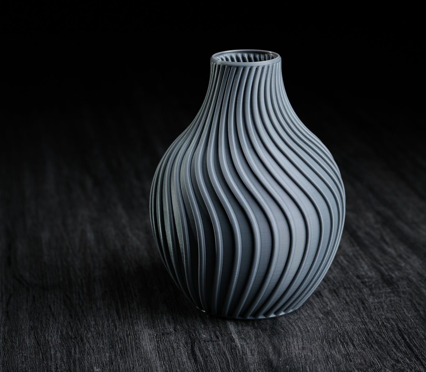 Eclipse Flow Vase – Modern 3D Printed Decor