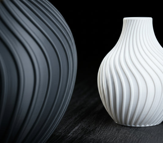 Eclipse Flow Vase – Modern 3D Printed Decor