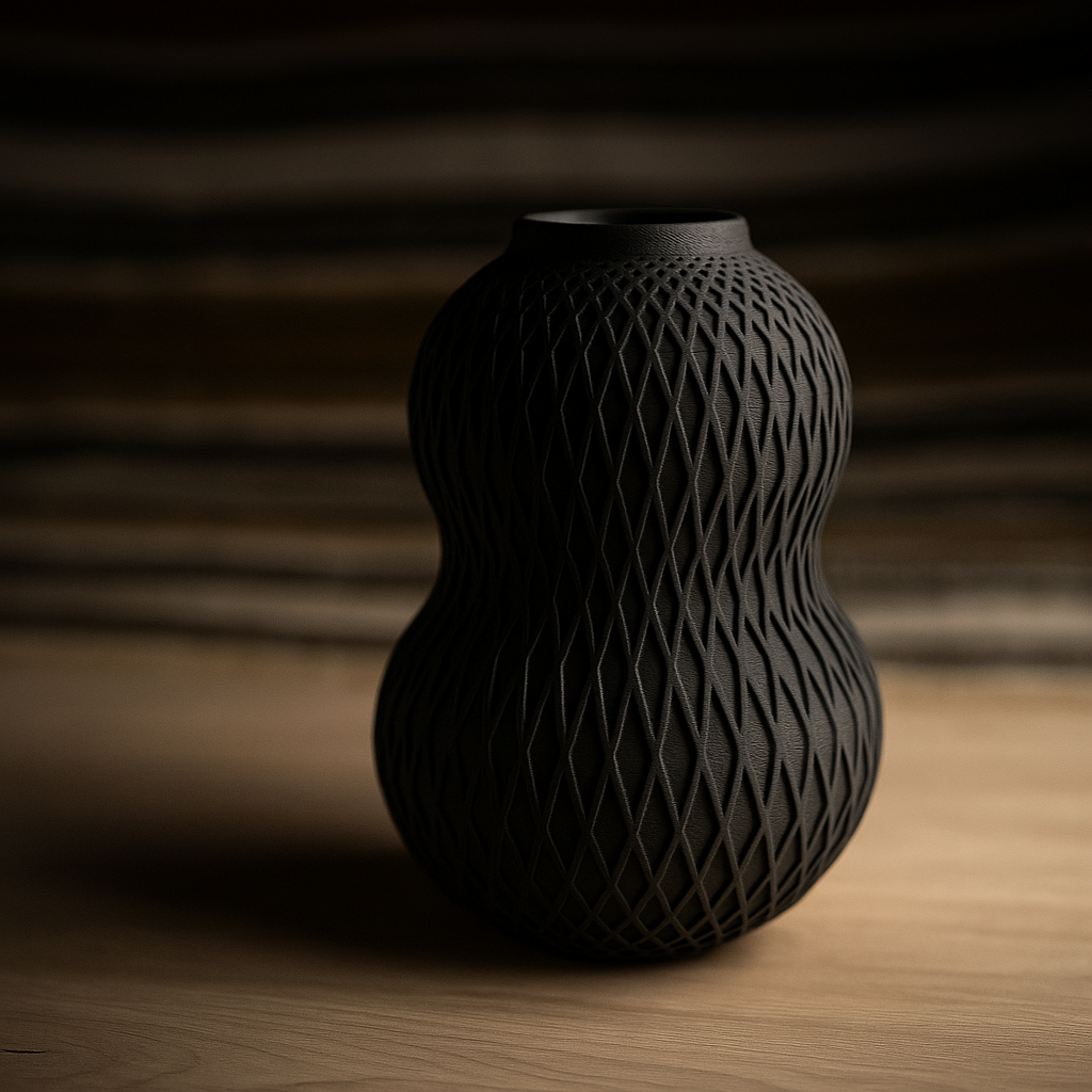 Facet Vase – 3D Printed Modern Geometric Art Décor