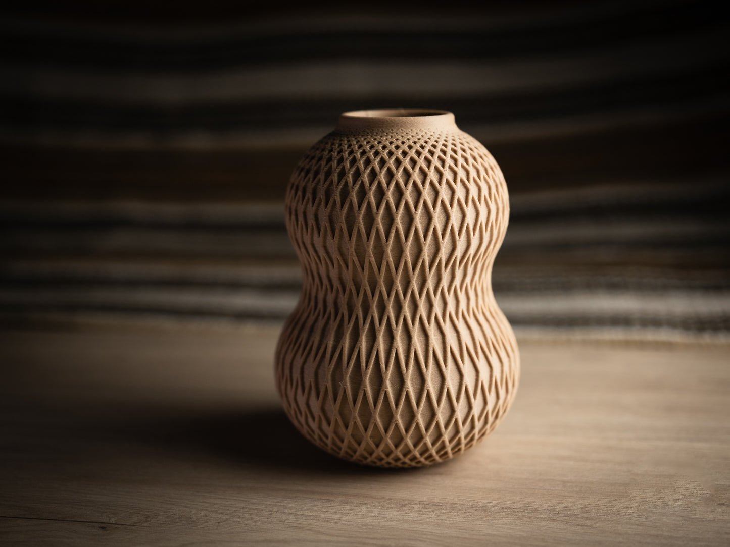 Facet Vase – 3D Printed Modern Geometric Art Décor