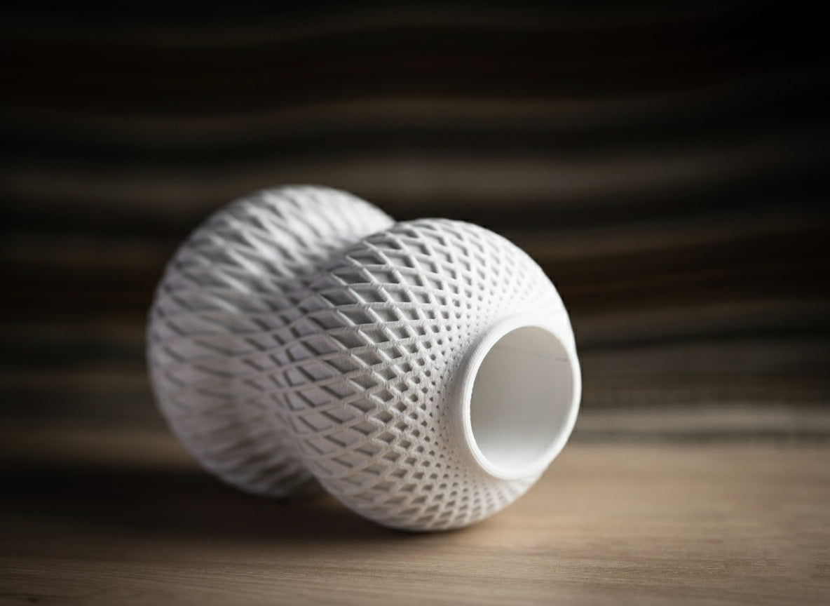 Facet Vase – 3D Printed Modern Geometric Art Décor