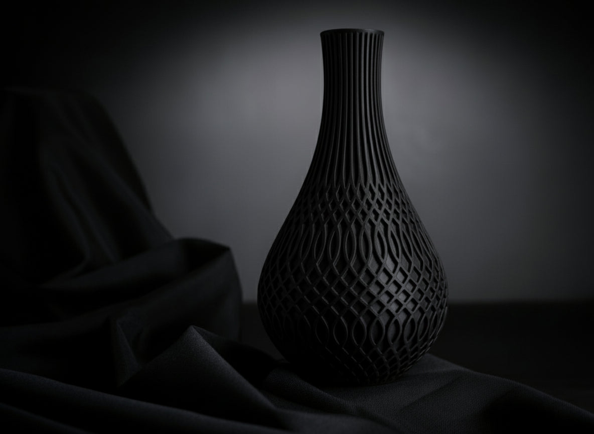 Inflect Vase – 3D Printed Modern Geometric Art Piece