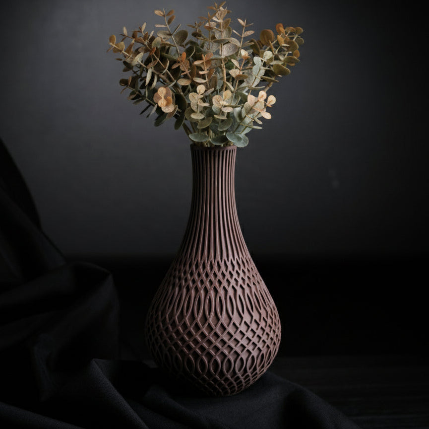 Inflect Vase – 3D Printed Modern Geometric Art Piece
