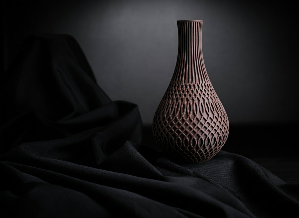 Inflect Vase – 3D Printed Modern Geometric Art Piece