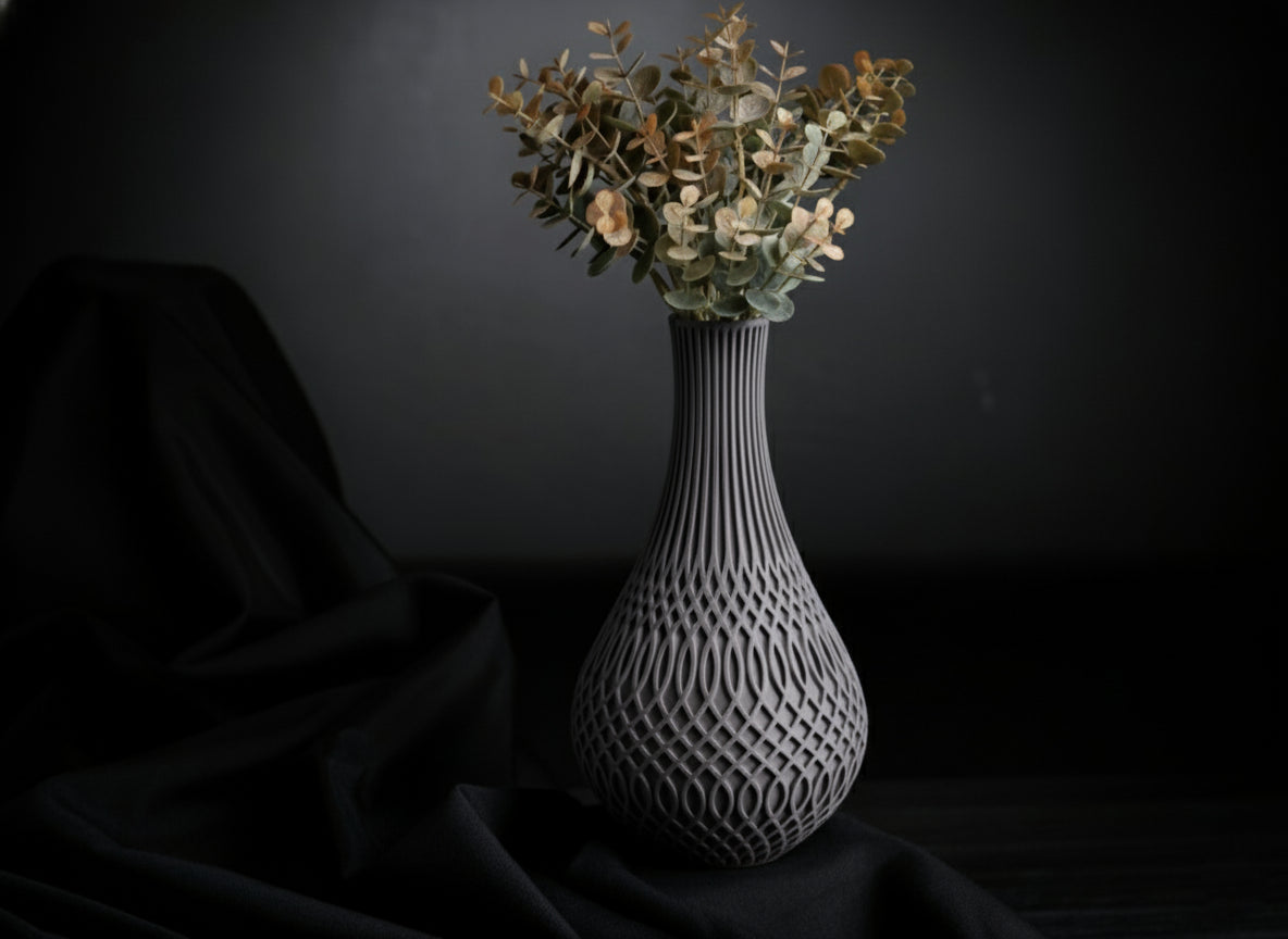 Inflect Vase – 3D Printed Modern Geometric Art Piece