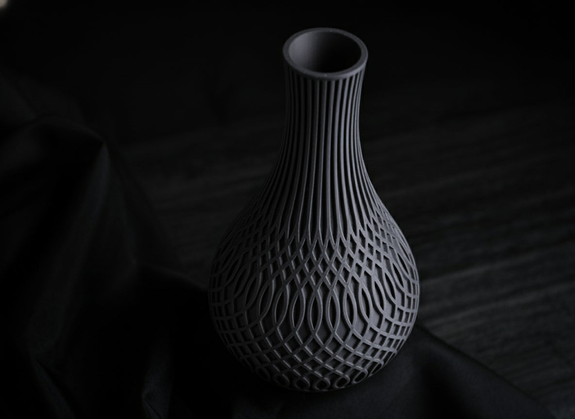 Inflect Vase – 3D Printed Modern Geometric Art Piece