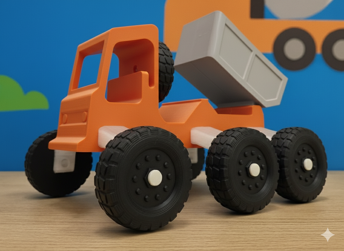 Load Craft Truck Large – 3D Printed Toy