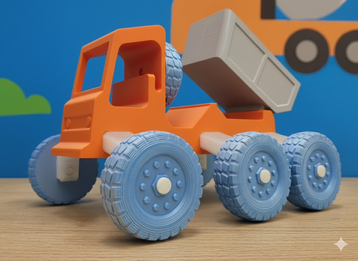 Load Craft Truck Large – 3D Printed Toy