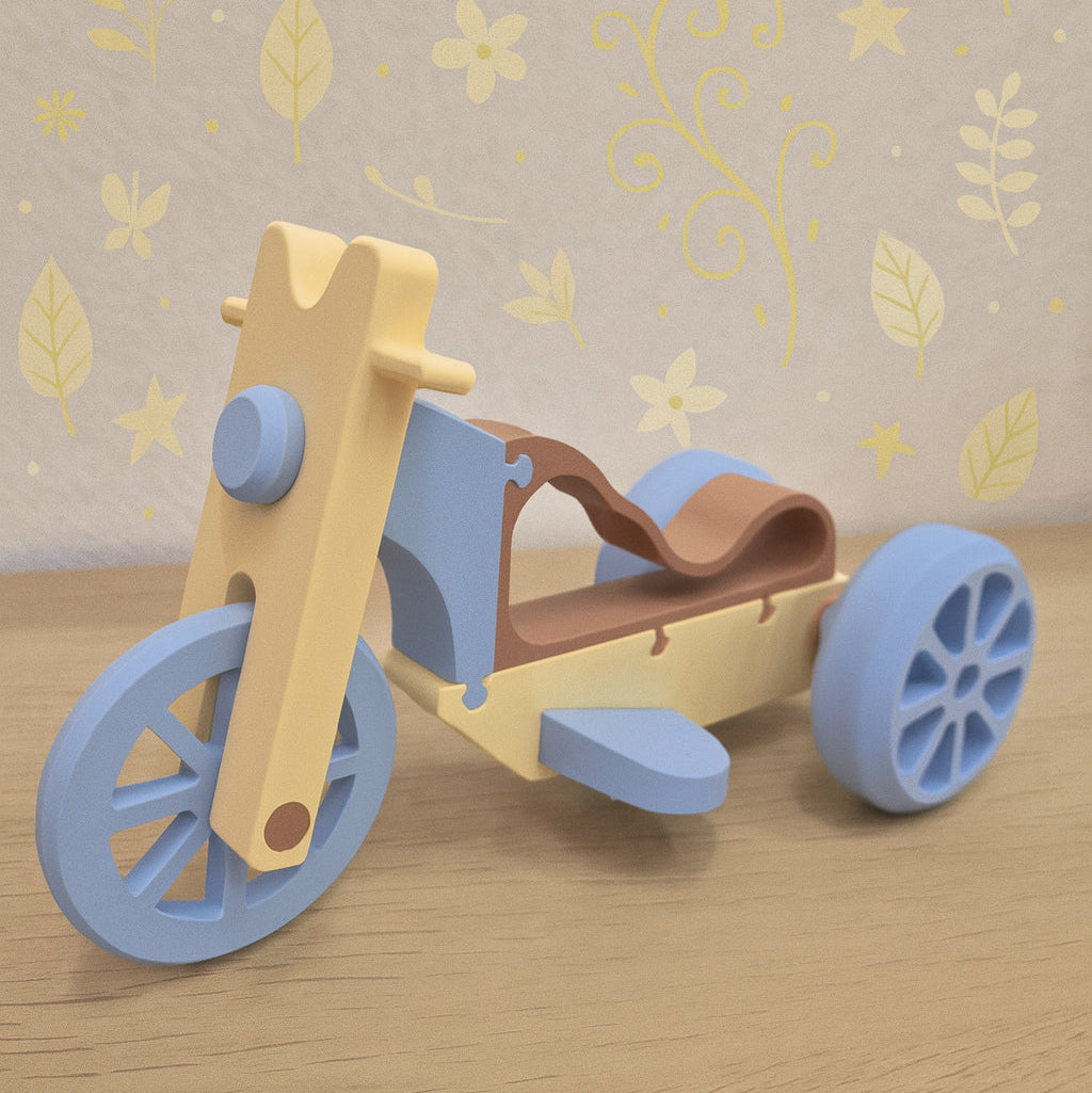 Retro Rider – 3D Printed Modern Trike | Minimalist Collectible Toy & Kids Room Décor
