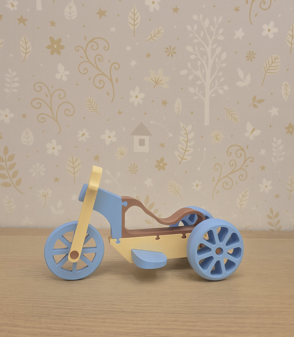 Retro Rider – 3D Printed Modern Trike | Minimalist Collectible Toy & Kids Room Décor