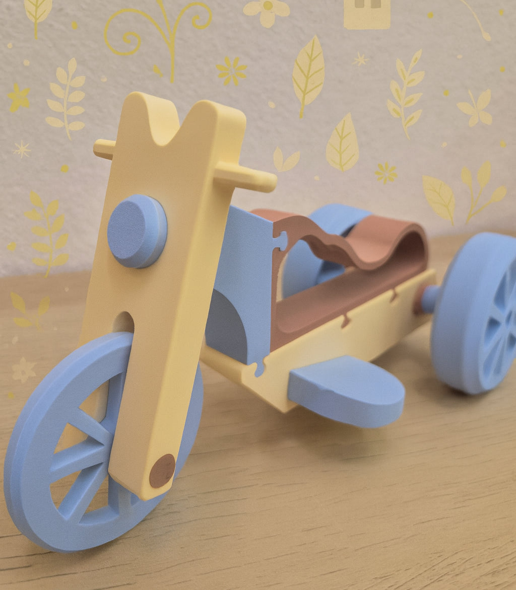 Retro Rider – 3D Printed Modern Trike | Minimalist Collectible Toy & Kids Room Décor
