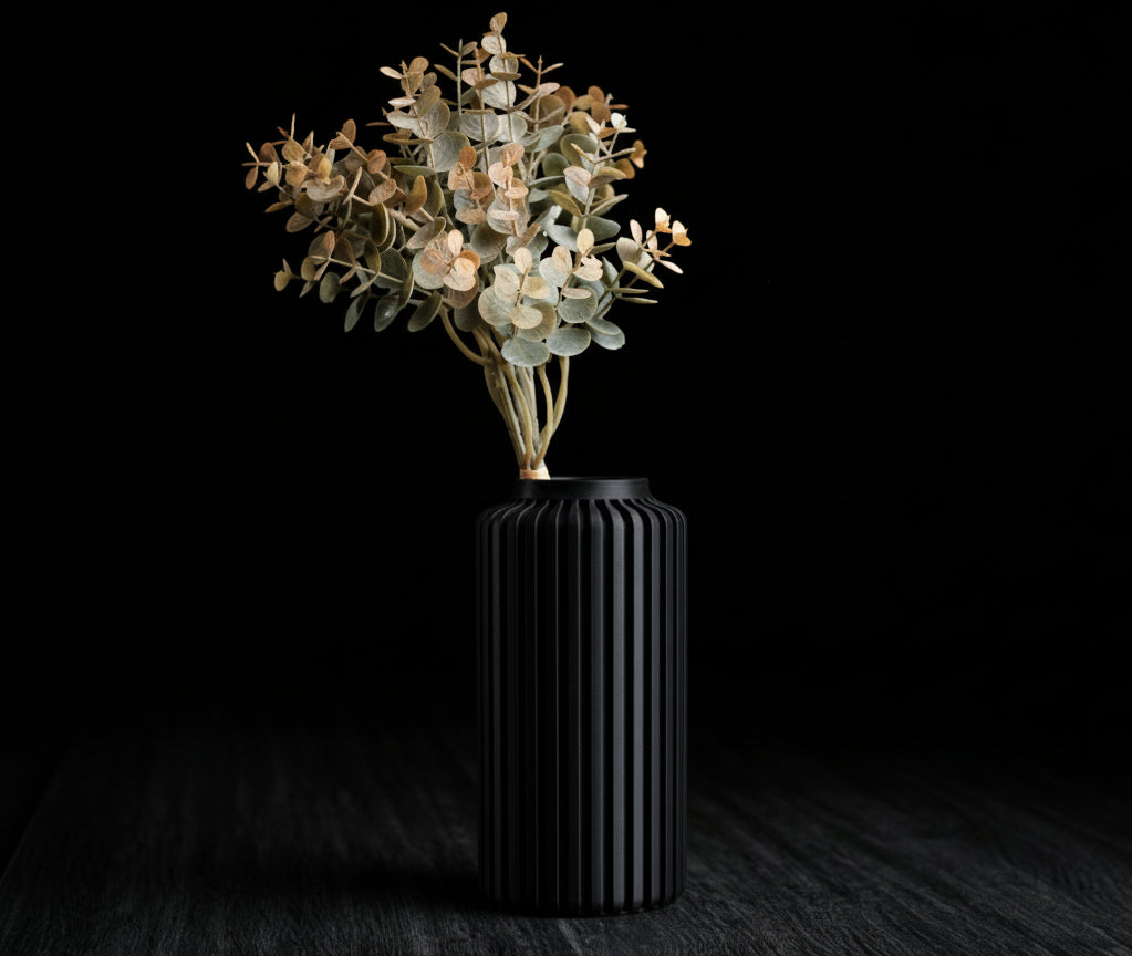 Terra Column Vase – Modern 3D Printed Decor