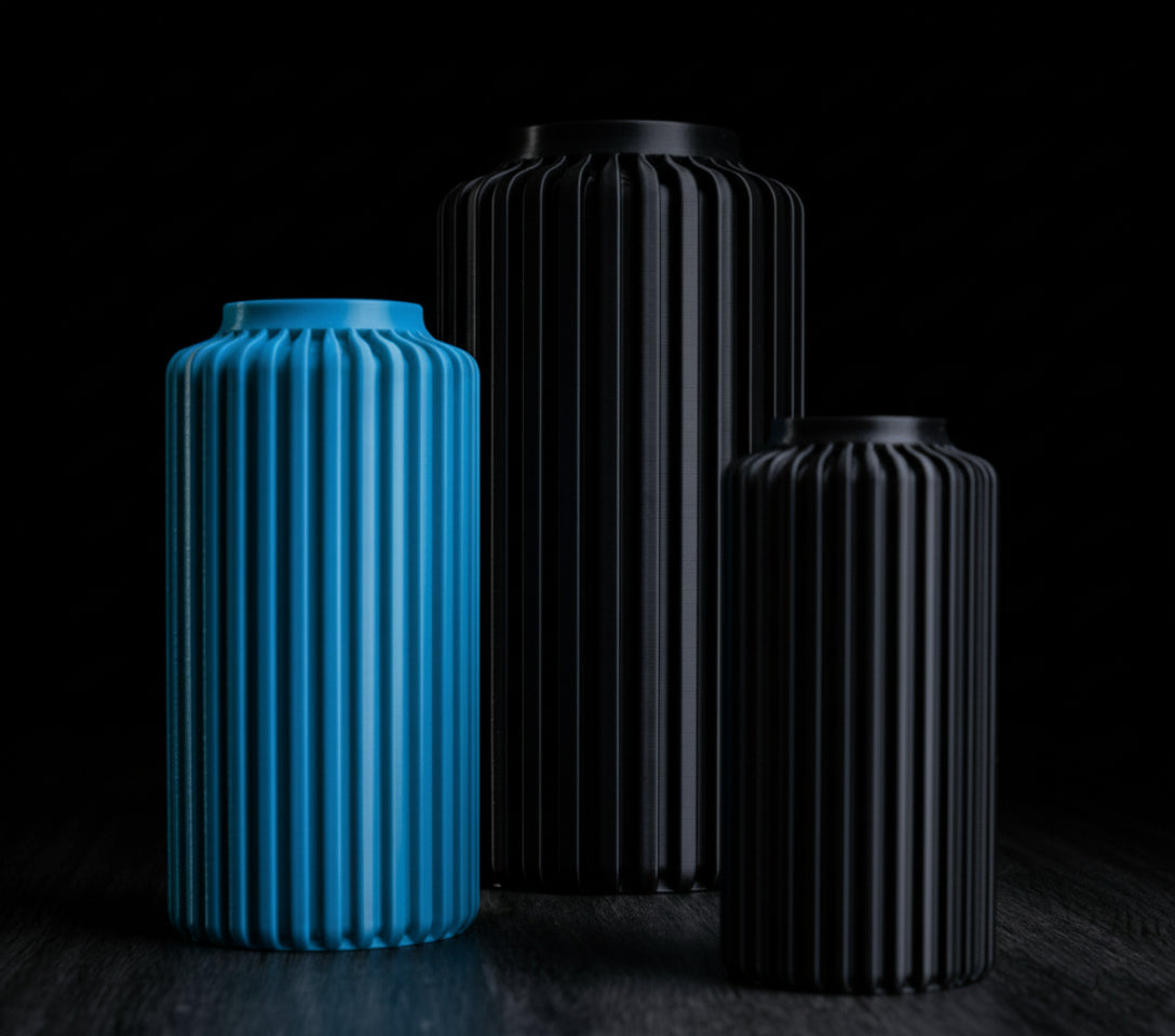Terra Column Vase – Modern 3D Printed Decor
