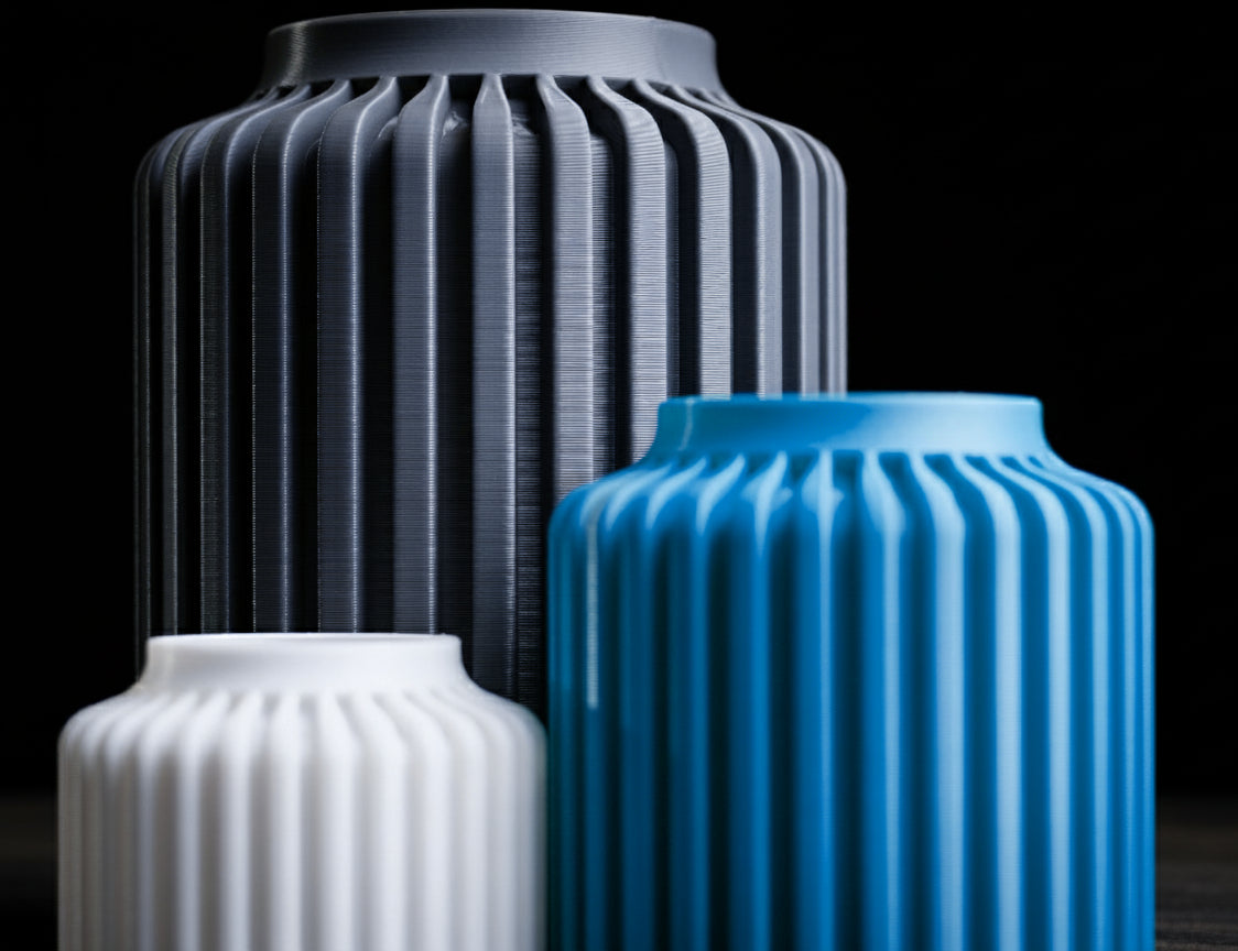 Terra Column Vase – Modern 3D Printed Decor