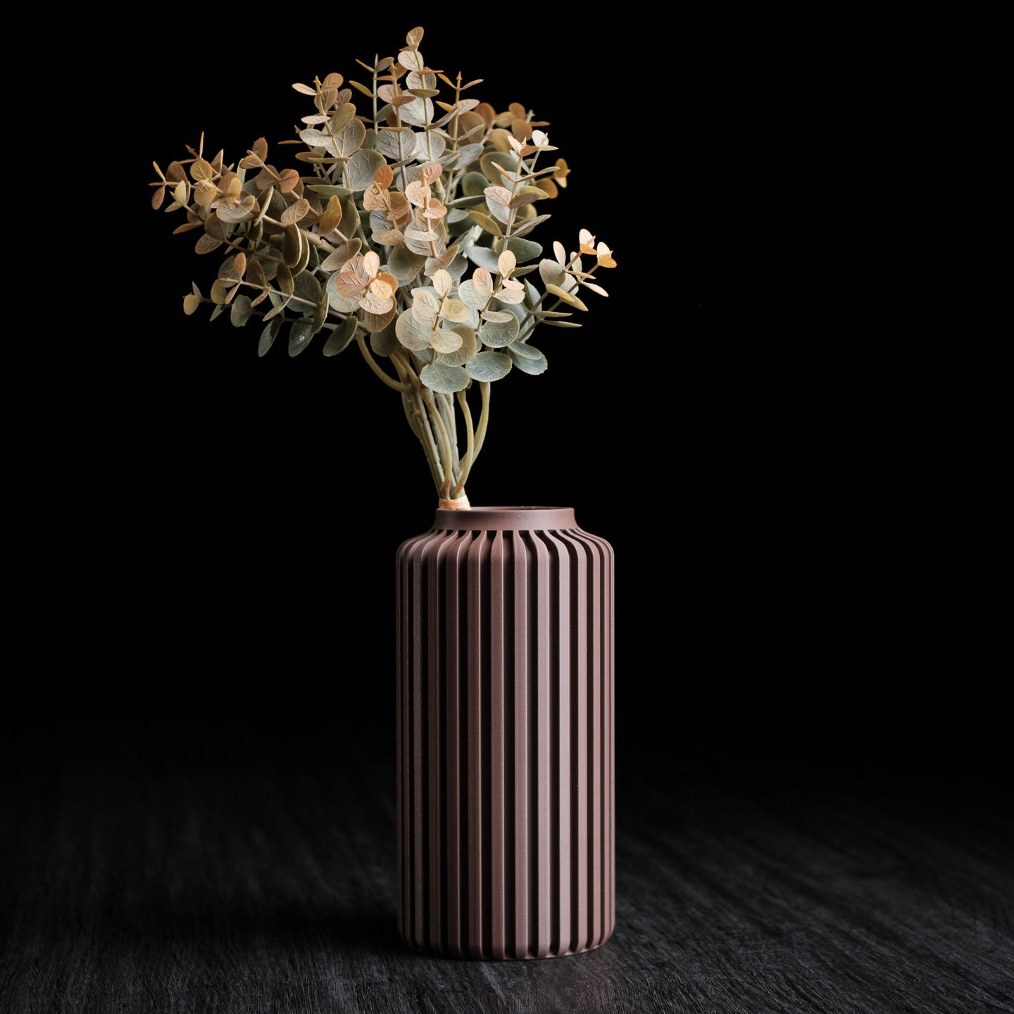 Terra Column Vase – Modern 3D Printed Decor