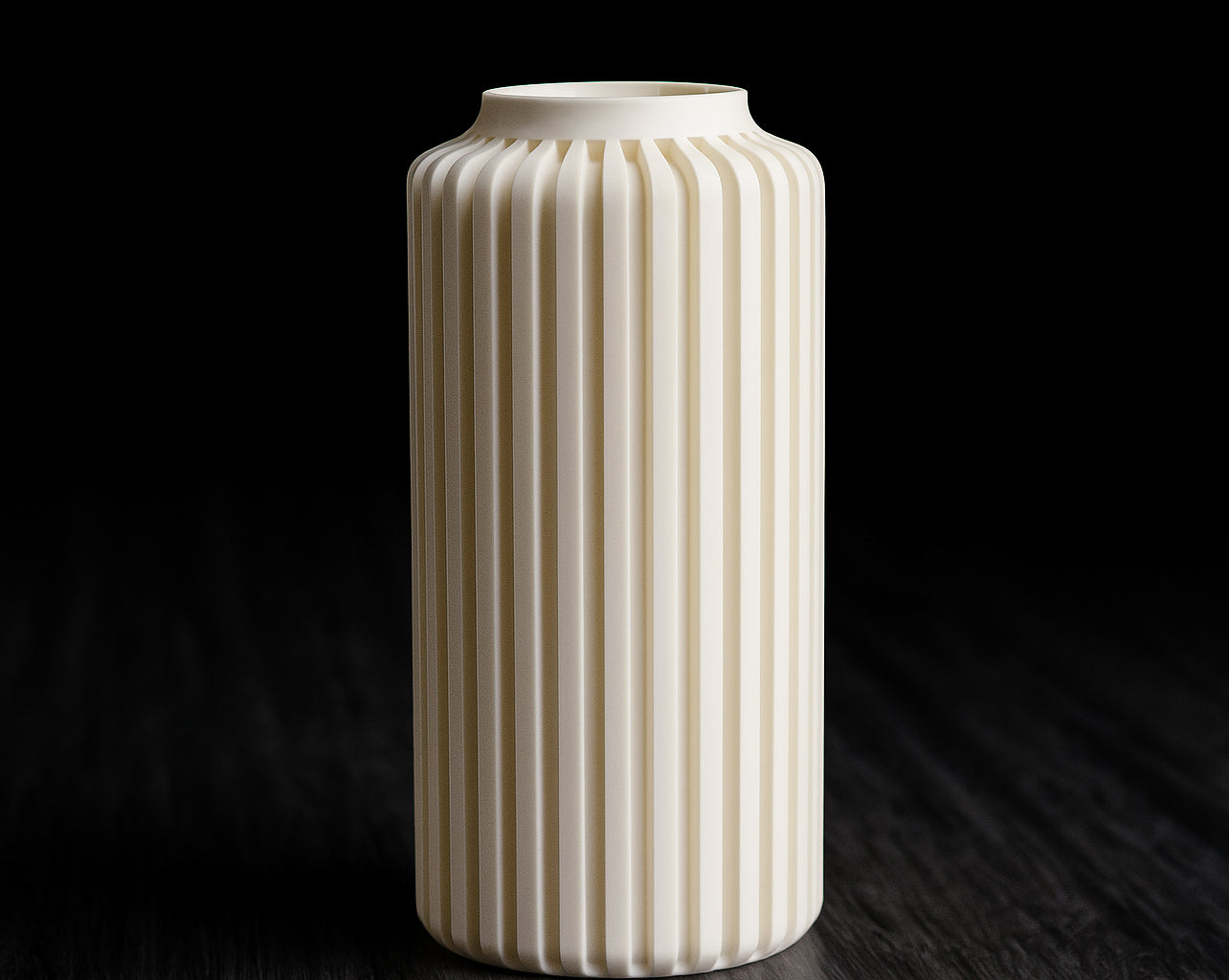 Terra Column Vase – Modern 3D Printed Decor