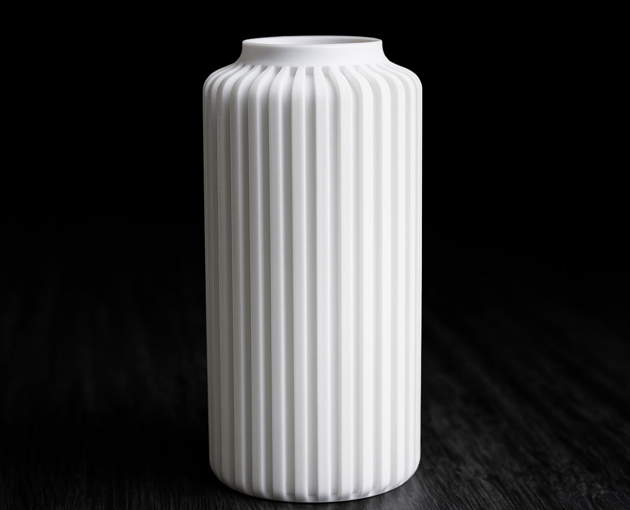 Terra Column Vase – Modern 3D Printed Decor