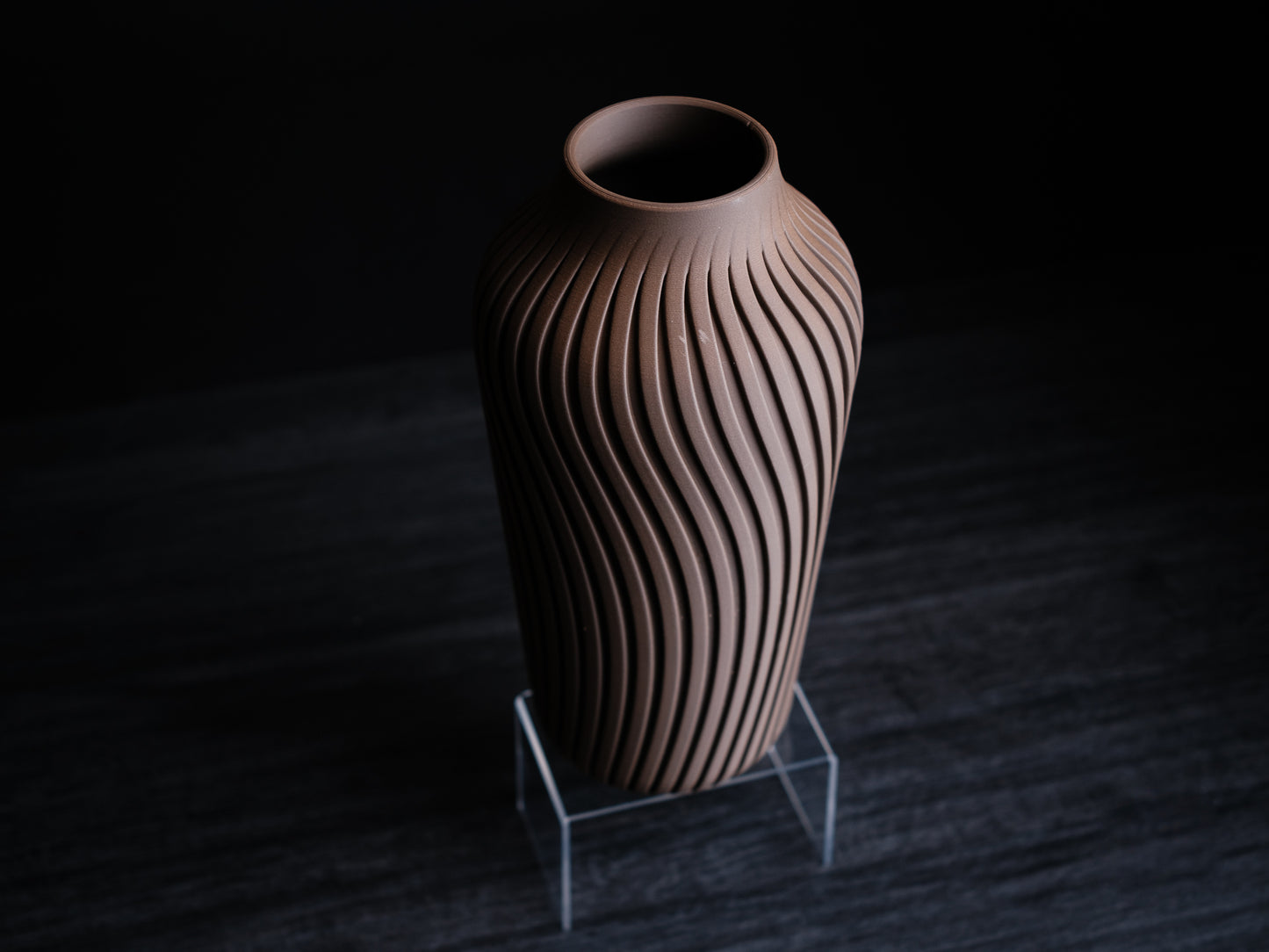 Wave Vase – 3D Printed Modern Minimalist Home Décor