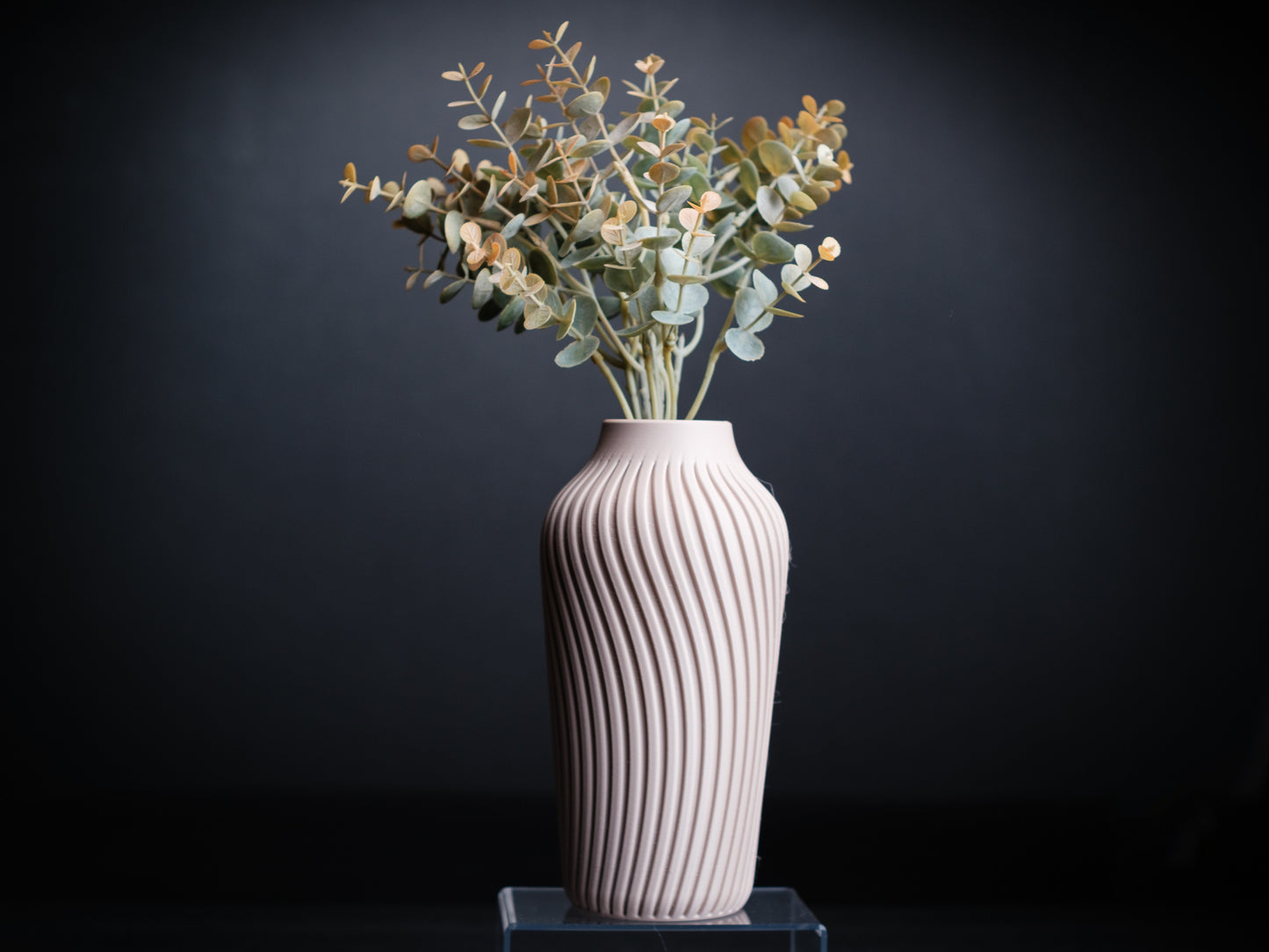 Wave Vase – 3D Printed Modern Minimalist Home Décor