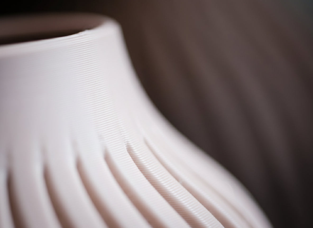 Wave Vase – 3D Printed Modern Minimalist Home Décor